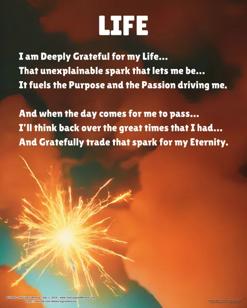 I am Deeply Grateful for my Life...